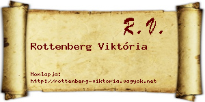Rottenberg Viktória névjegykártya